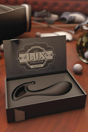 Массажер простаты Lux 2 черный (1)