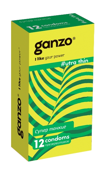 Презервативы Ganzo Ultra Thin №12