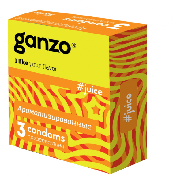 Презервативы Ganzo Juice №3