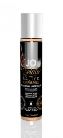 Вкусовой лубрикант на водной основе JO GELATO SALTED CARAMEL 30mL