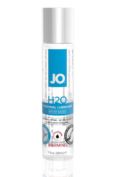 Возбуждающий любрикант на водной основе JO Personal Lubricant H2O Warming, 1 oz (30мл.)