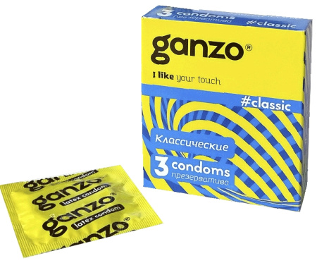 Презервативы Ganzo Classic №3