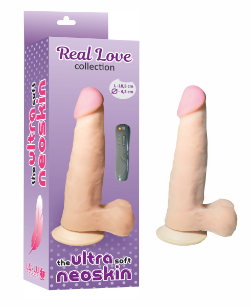 Вибратор на присоске Real Love