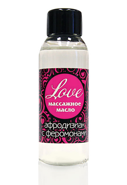 Массажное масло с феромонами флакон 50 мл