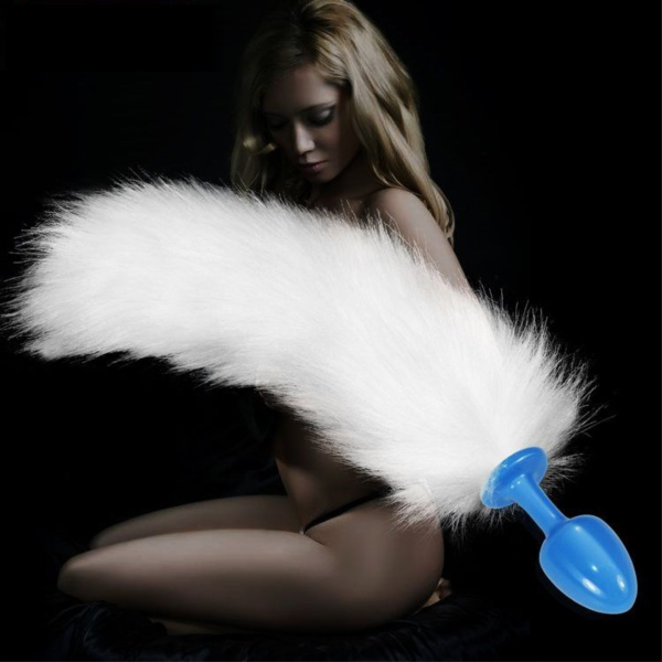 Втулка анальная синия- Pony Play