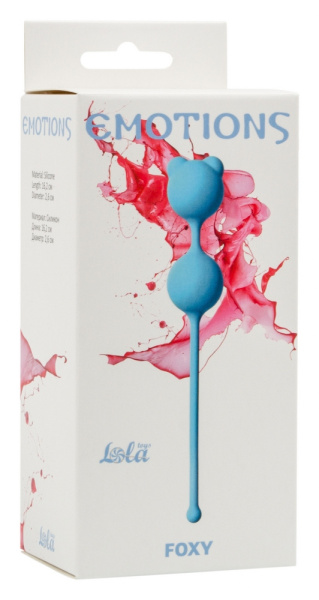 Шарик вагинальный EMOTIONS FOXY TURQUOISE