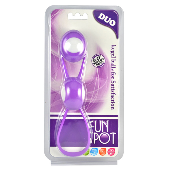 Шарики вагинальные Lovetoy фиолетовые